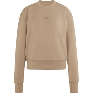 Adidas Дамски пуловер adidas Women's D4T Workout Warm Up Crew Neck Jumper - Khaki Six - размер XL (117-3943-0115)