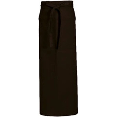 Workwear Milano Dlouhá pracovní zástěra 00111-01 Chocolate