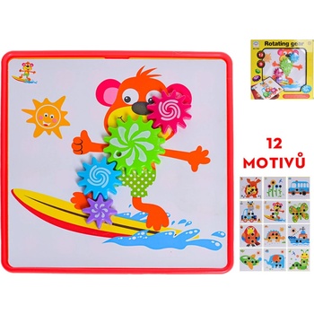 Mikro trading Mozaika s pohyblivými kolečky a 12 druhů obrázků