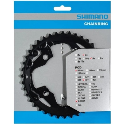 Shimano převodník SH FCM3000 40z pro kliky 3x9s