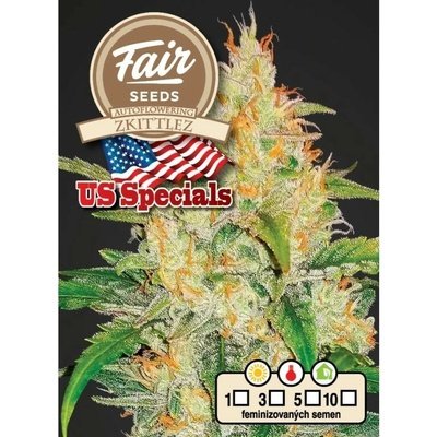 FAIR SEEDS Zkittlez AUTO semienka neobsahujú THC 10 ks