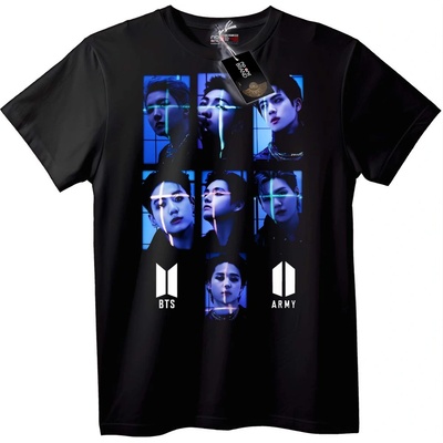 NOONEBRAND Тениска BTS ARMY - XL, Black