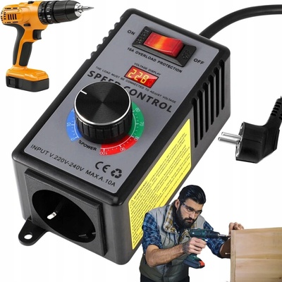 Regulátor otáček Modulosy 2500W 230V s displejem