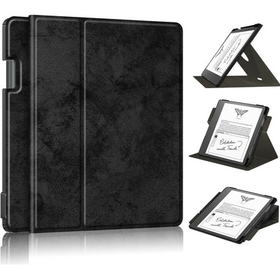 Vsetkonamobil 114722 LEATHER Zaklápacie puzdro pre Amazon Kindle Scribe 2024 / Kindle Scribe 2022 čierne