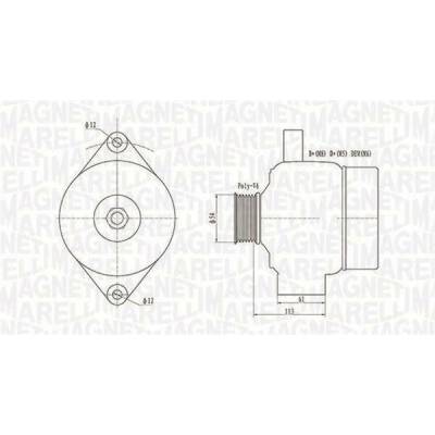 generátor MAGNETI MARELLI 063731952010