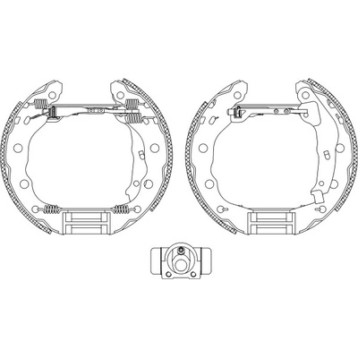 TEXTAR Sada brzdových čelistí Shoe Kit Pro 84056400