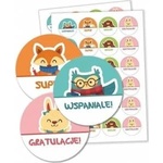 LearnHow Motivational Stickers - Pet 40mm 48pcs