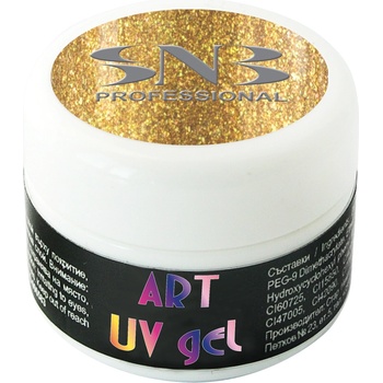 SNB Uv Гел боичка snb за декорация, златна, 5 мл, npga26 (npga26)