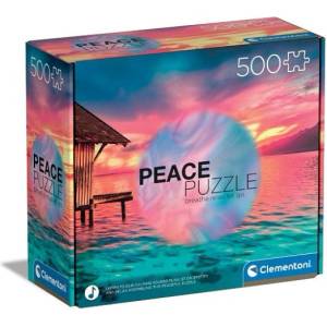 Clementoni Пъзел 500 части Peace - Living the Present (35120)