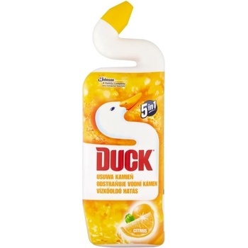 Duck 5in1 Citrus tekutý čistič WC s citrusovou vůní 750 ml