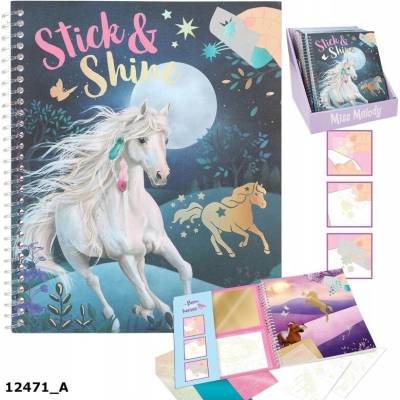 Omaľovánka Stick and Shine Miss Melody 12471A