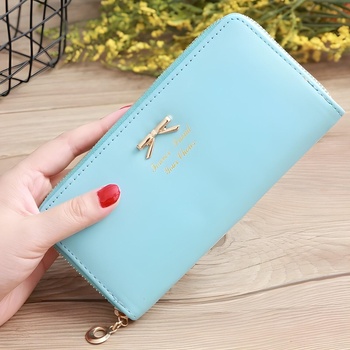 HARAHU Портмоне bu-12829 - Слабо Синьо kp12829 (bu-12829)