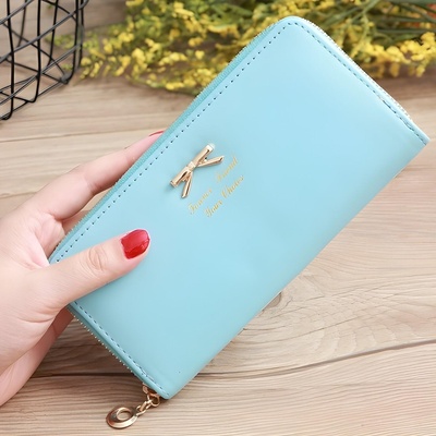 HARAHU Портмоне bu-12829 - Слабо Синьо kp12829 (bu-12829)