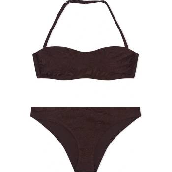 Giorgio Armani EW000787_AF20241 Bandeau bikini - Brown (Brown Monstera)
