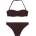 Giorgio Armani EW000787_AF20241 Bandeau bikini - Brown (Brown Monstera)