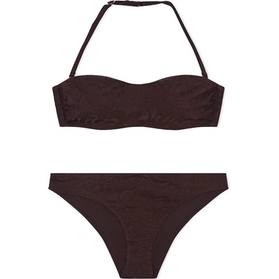 Giorgio Armani EW000787_AF20241 Bandeau bikini - Brown (Brown Monstera)