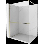 Mexen Kioto+ душ стена с рафт Walk-in 105 x 200 см, прозрачна, златна - 800-105-121-50-00 (800-105-121-50-00)