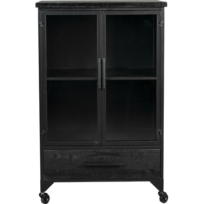 White Label Living Ferre 105 x 65 cm černá