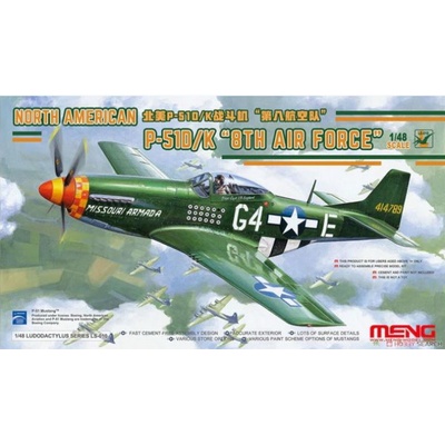 Meng Model North American P-51D/K 8th Air Force 1:48