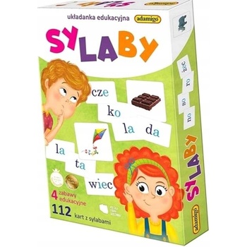 Adamigo Vzdelávacie puzzle Slabiky
