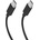 SBS TECABLETISSUETCK USB-C - USB-C 1.5m 60W плетен кабел - черен (8018417447815)
