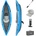 Bestway Надуваем каяк Bestway Cove Champion X1, 275 х 81 см (65115B)