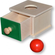 Montessori box na vkládání míčku
