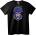 NOONEBRAND Тениска Skull в Синя Военна Шапка - 2XL, White
