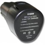 VHBW Батерия за AEG L1215 / L1215R, 12 V, 2.0 Ah (800105718)
