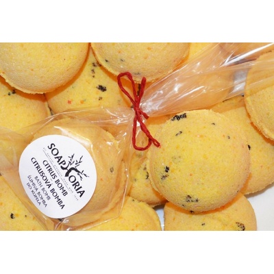 Soaphoria Citrusová bomba /Citrus Bomb/ šumivá guľa 85 g