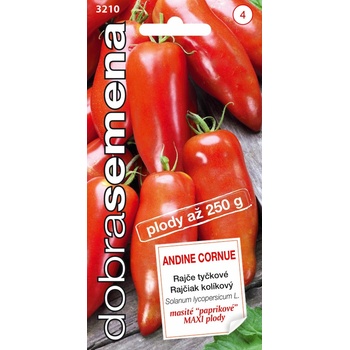Dobrá semená Rajčiak kolíkový paprikové - Andino Cornue 15s