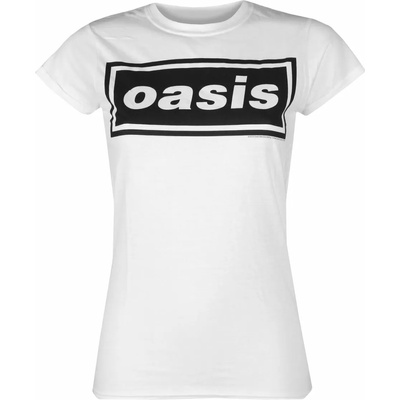 NNM дамска тениска Oasis - Дека лого - Бяла - RTOASGSWDEC