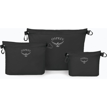 Osprey Комплект органайзери Osprey Ultralight Zipper Sack 3 бр. Black