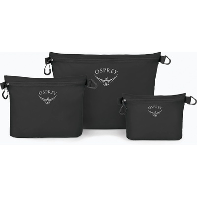 Osprey Комплект органайзери Osprey Ultralight Zipper Sack 3 бр. Black