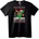 NOONEBRAND Тениска Весела Т-Рекс Коледа - 2XL, Black