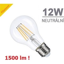 Optonica LED žárovka 12W 4xCOS Filament E27 1500lm NEUTRÁLNÍ BÍLÁ