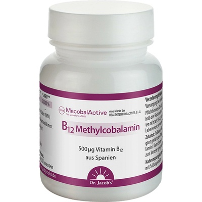 Dr. Jacobs Vitamín B12 Methylcobalamin 500μg MecobalActive 60 tabliet