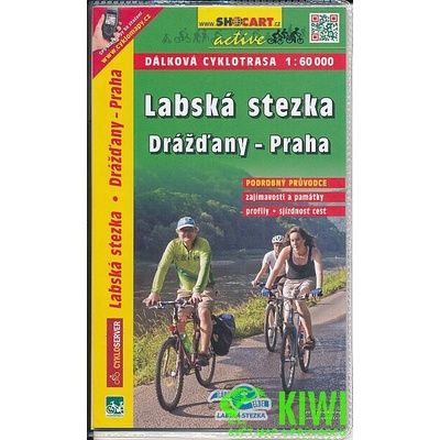 Labská stezka Drážďany-Praha 1:60 000
