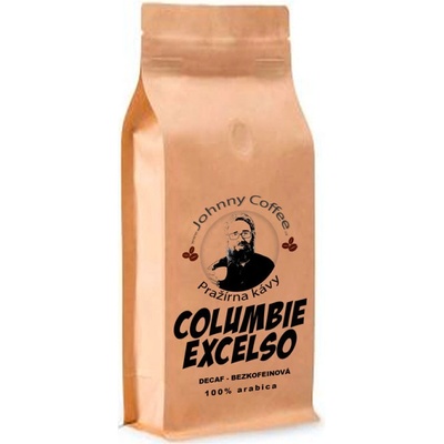 JOHNNY COFFEE COLUMBIA bezkofeínová 100% ARABICA 250 g