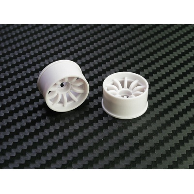 PN Racing Mini-Z 2WD Machine Cut 10 Spoke Rear Wheel R0 White