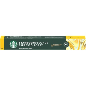 Starbucks Кафе капсули Starbucks Blonde Espresso Roast за Nespresso, 10 бр
