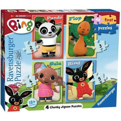 Ravensburger Moje první Bing: Kamarádi 4v1 2,3,4,5 dílků