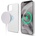 elago MagSafe Soft Silicone Case - силиконов (TPU) калъф с вграден магнитен конектор (MagSafe) за iPhone 12, iPhone 12 Pro (бял)
