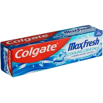 Colgate Max Fresh Cooling Crystals Cool Mint gélová zubná pasta s chladivými kryštálikmi 75 ml