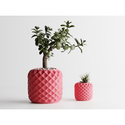 Кашпа Diamond розов