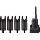 Prologic sada hlásičů K3 Bitte Alarm Set 4+1 zelená žlutá červená modrá