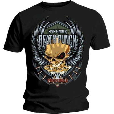 Five Finger Death Punch Trouble Black 2XL Риза (FFDPTS24MB05)