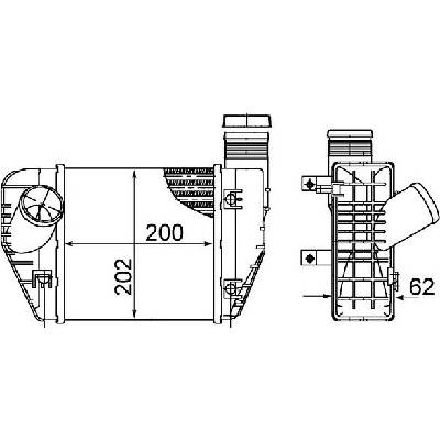 Chladič turba MAHLE CI 423 000S (CI423000S)