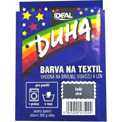 dúha farba na textil číslo 22 šedá 15 g