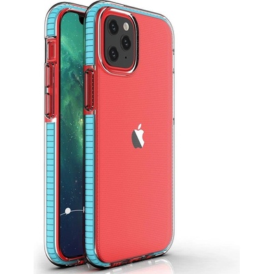 HQWear Кейс с цветна рамка Spring Case за Apple iPhone 13 Mini, Светлосин (9145576232828)